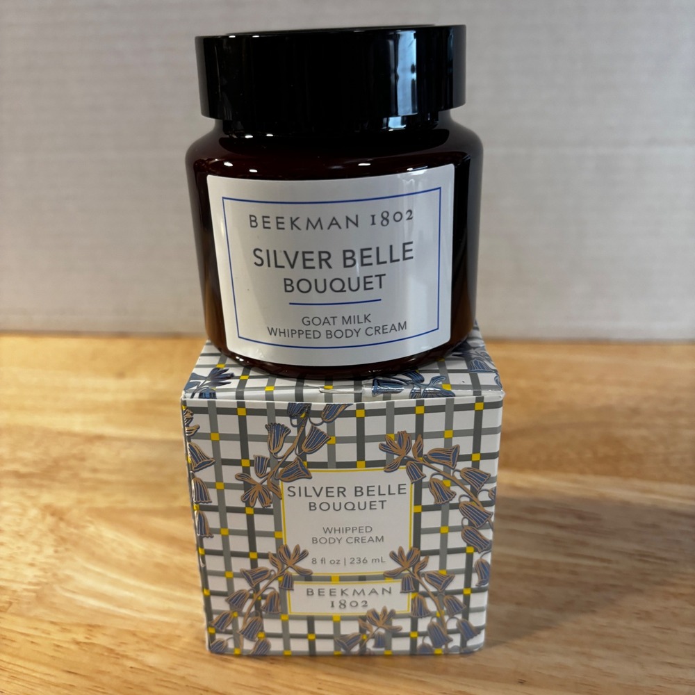 Beekman 1802 Whipped Body Cream Unisex 8oz Silver Belle Bouquet‎ Goat Milk Cream